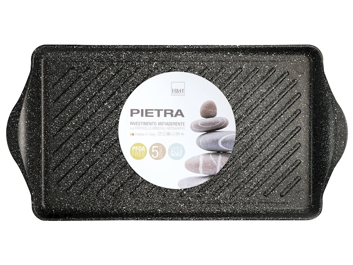 PIASTRA RIGATA ANTIADERENTE PIETRA