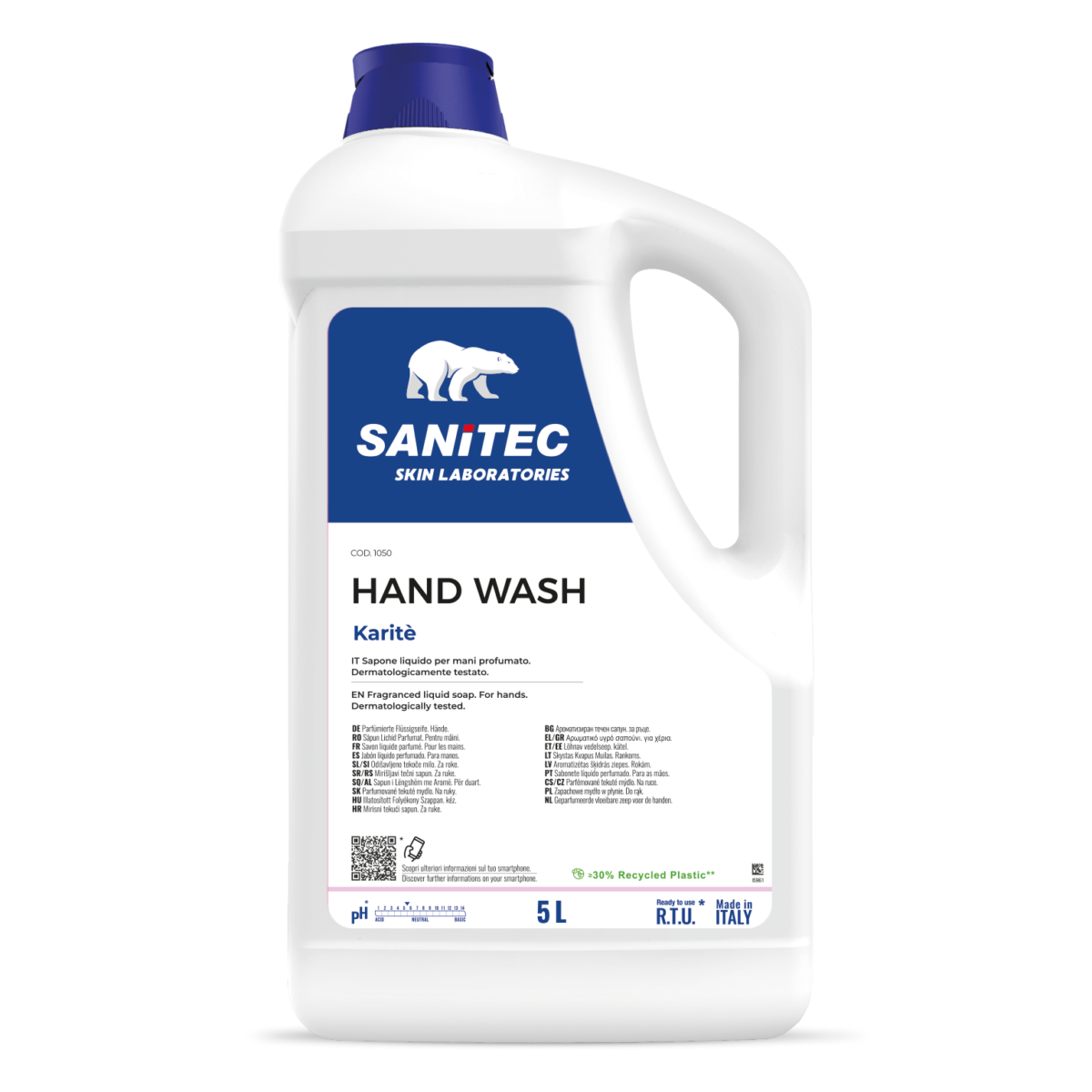 SAPONE LIQUIDO PROFUMANO PER LE MANI - HAND WASH KARITE’ 5LT