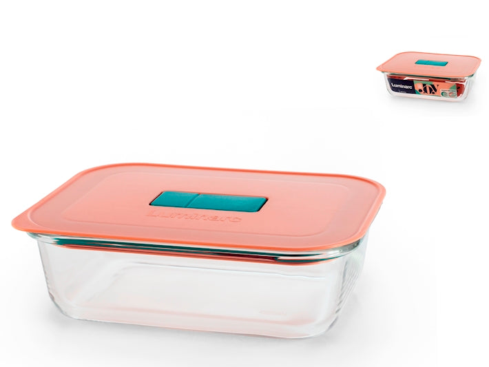 CONTENITORE 20X15 IN VETRO BOROSILICATO CON TAPPO ARANCIONE