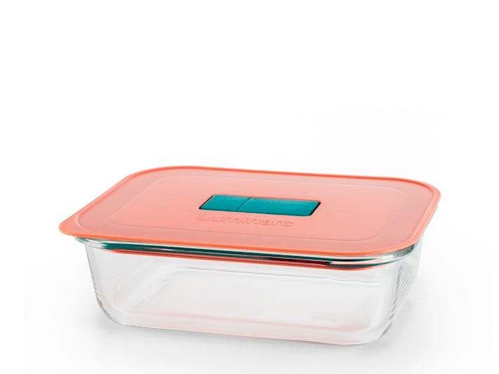 CONTENITORE 20X15 IN VETRO BOROSILICATO CON TAPPO ARANCIONE