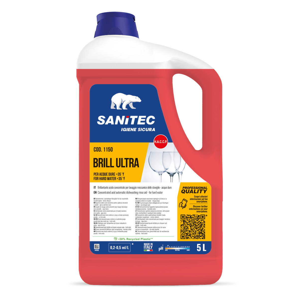 BRILLANTANTE ACIDO CONCENTRATO - BRILL ULTRA 5LT