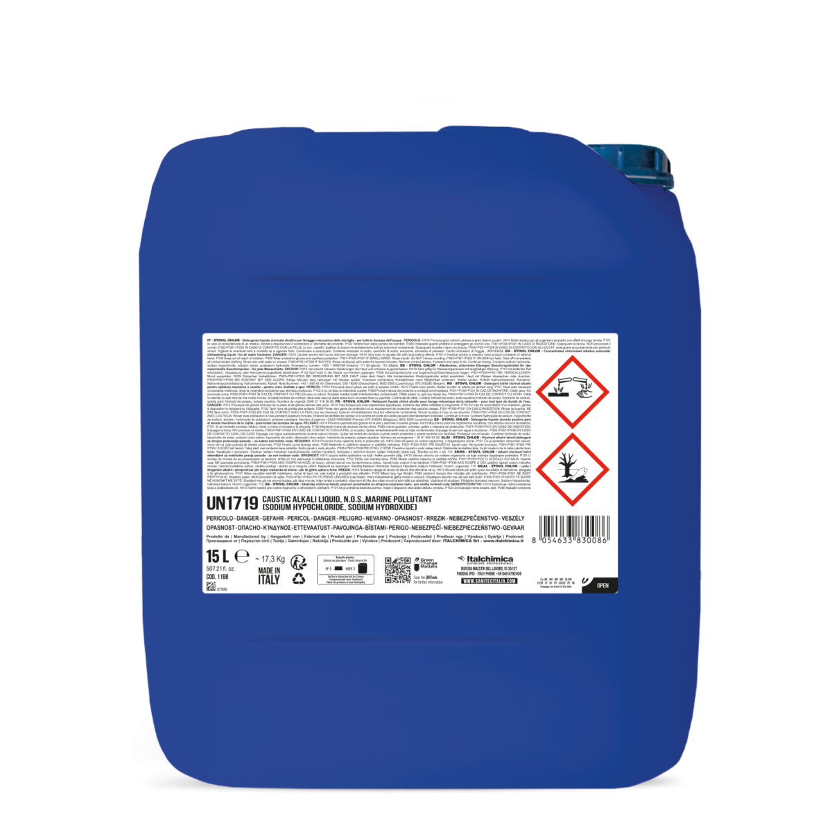 DETERGNETE CLORINATO ALCALINO - STOVIL CHLOR 15LT