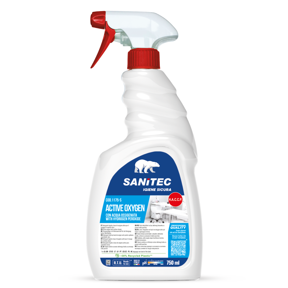 DETERGENTE LIQUIDO - ACTIVE OXYGEN FOAM 750ML