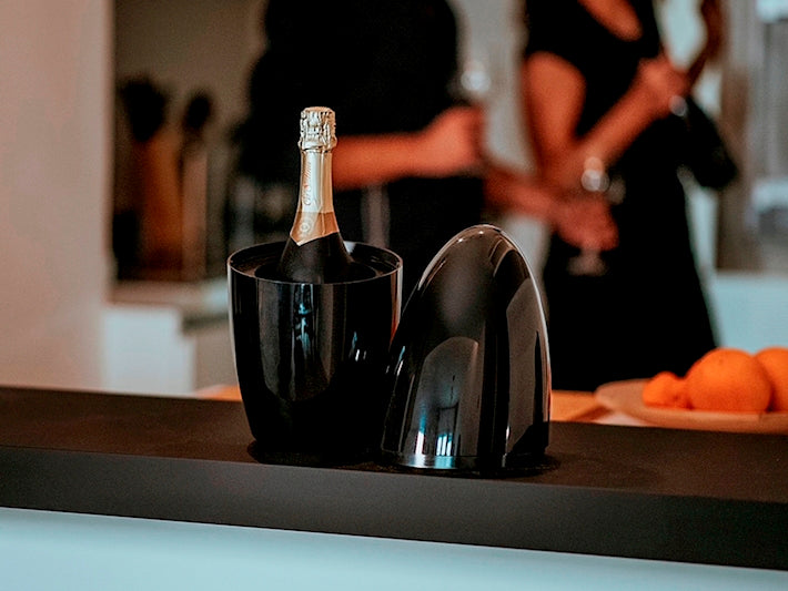 RINFRESCANTE BASIC WINE COOLER BIANCO/NERO