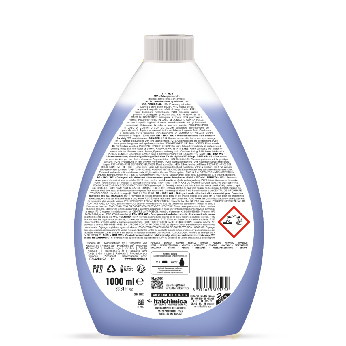 DISINCROSTANTE PER WC - HC1 WC 1000ML