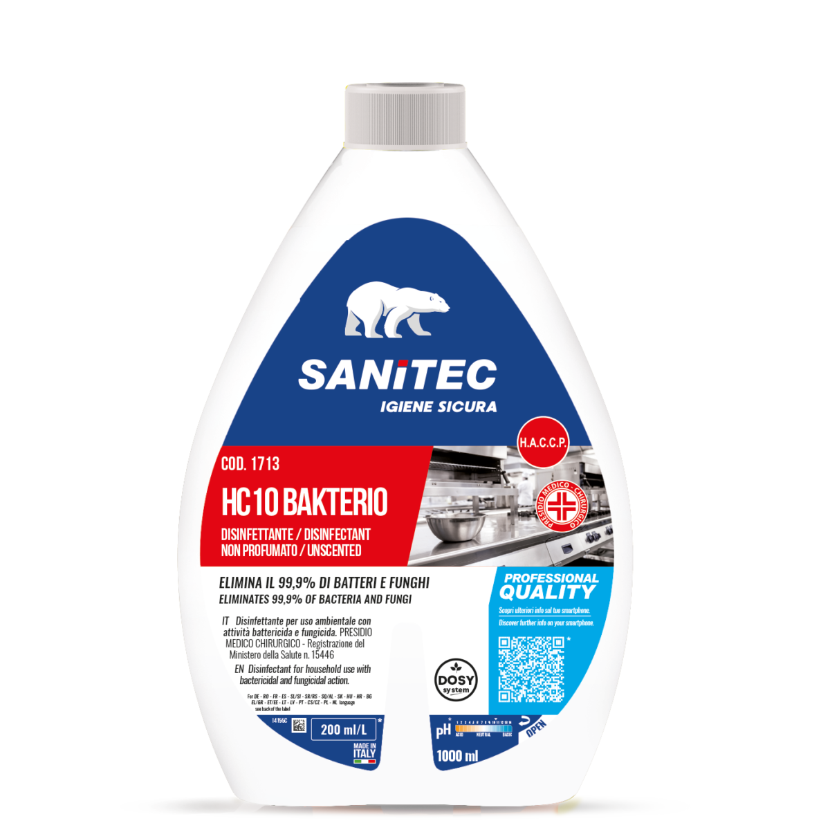DISINFETTANTE PER AMBIENTI - HC10 BAKTERIO 1000ML
