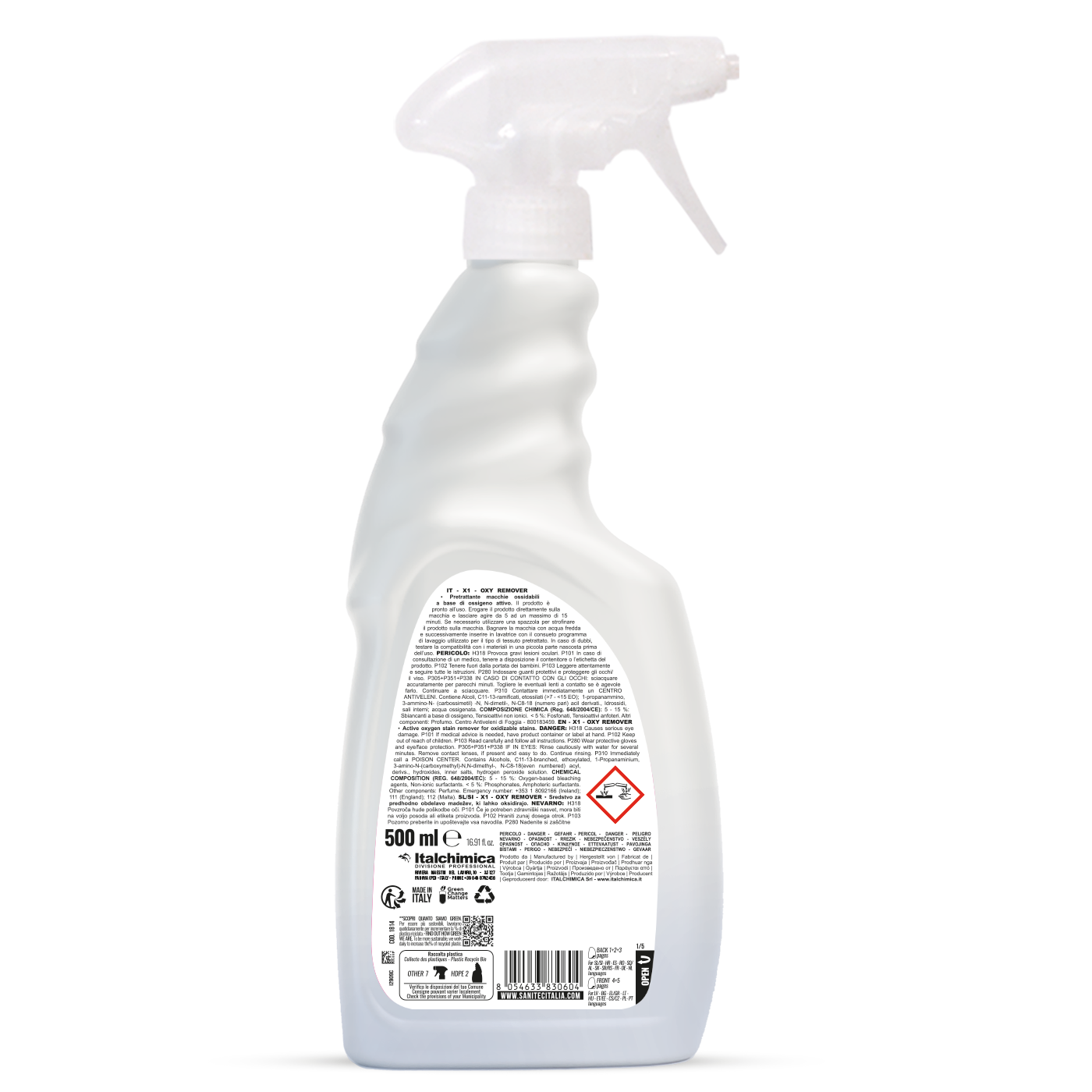 SMACCHIATORE TESSUTI X1 THE/CAFFE/VINO/SANGUE - 500ML