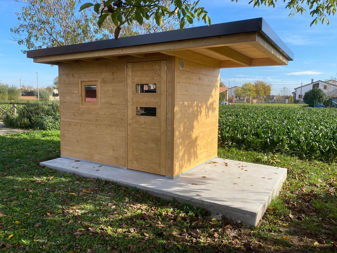 Casette a tetto piano