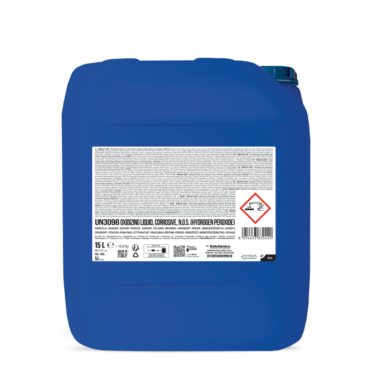 DETERGENTE ACIDO NON SCHIUMOGENO - EMULSI ACID 15LT