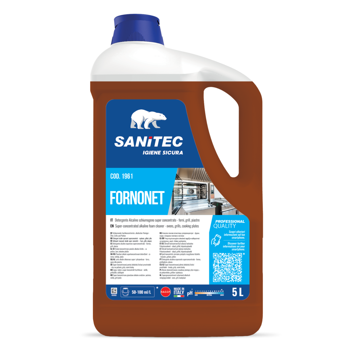 SGRASSANTE SCHIUMOGENO PER FORNI - FORNONET 5LT