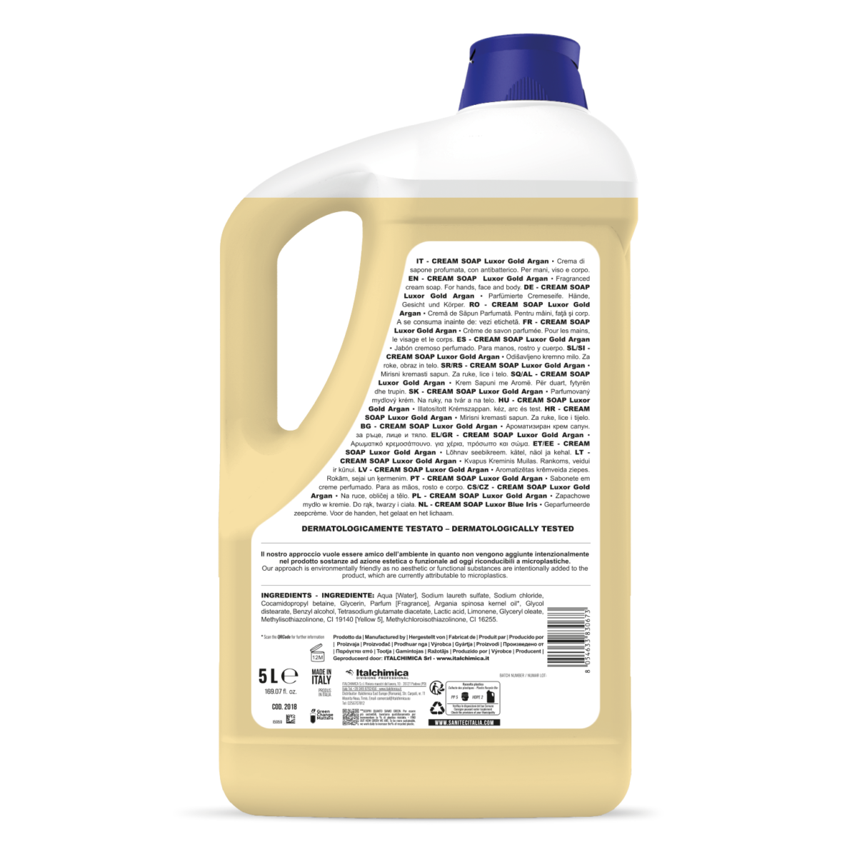 CREAM SOAP ARGAN DORATO 5LT