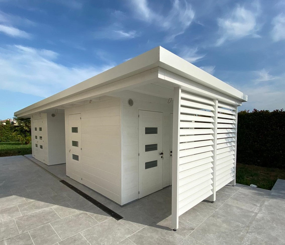 Casette a tetto piano