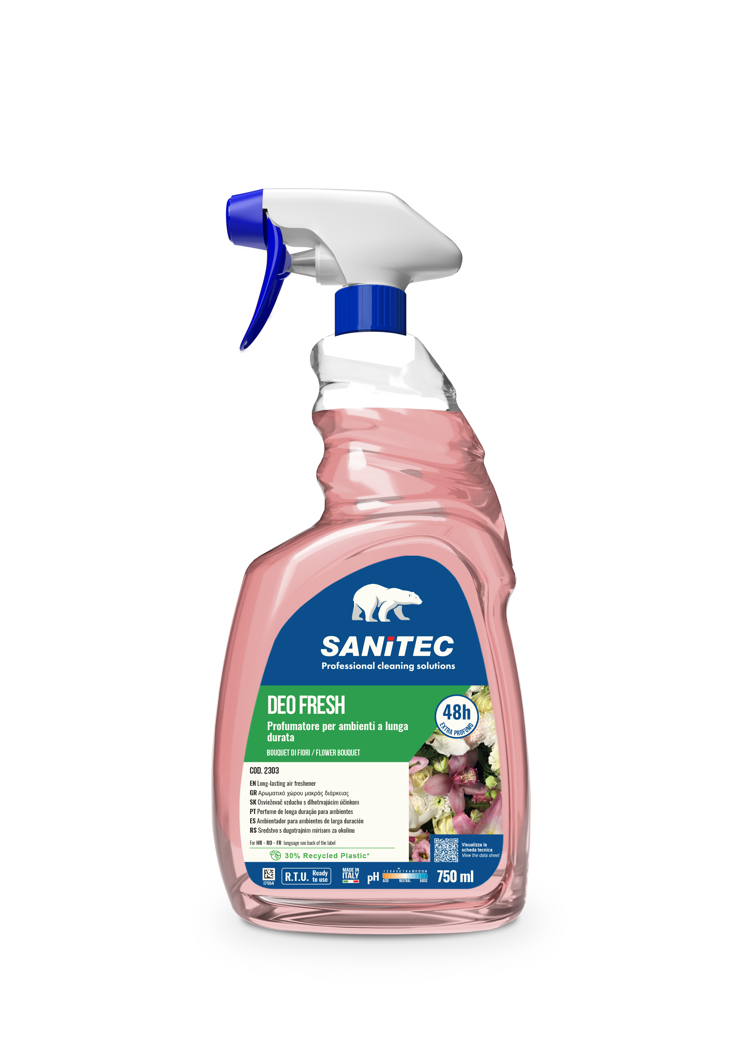 DEODORANTE FRESH BOUQUET DI FIORI 750 ML - EXTRA PROFUMO 48H -