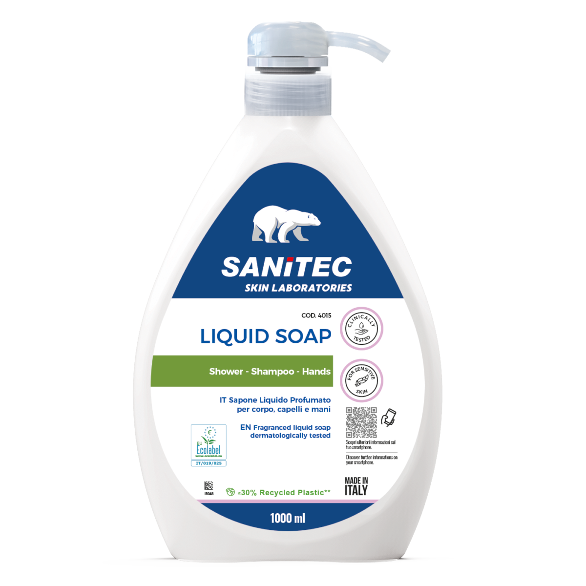 SAPONE LIQUIDO - LIQUID SOAP GREEN POWER 1000ML
