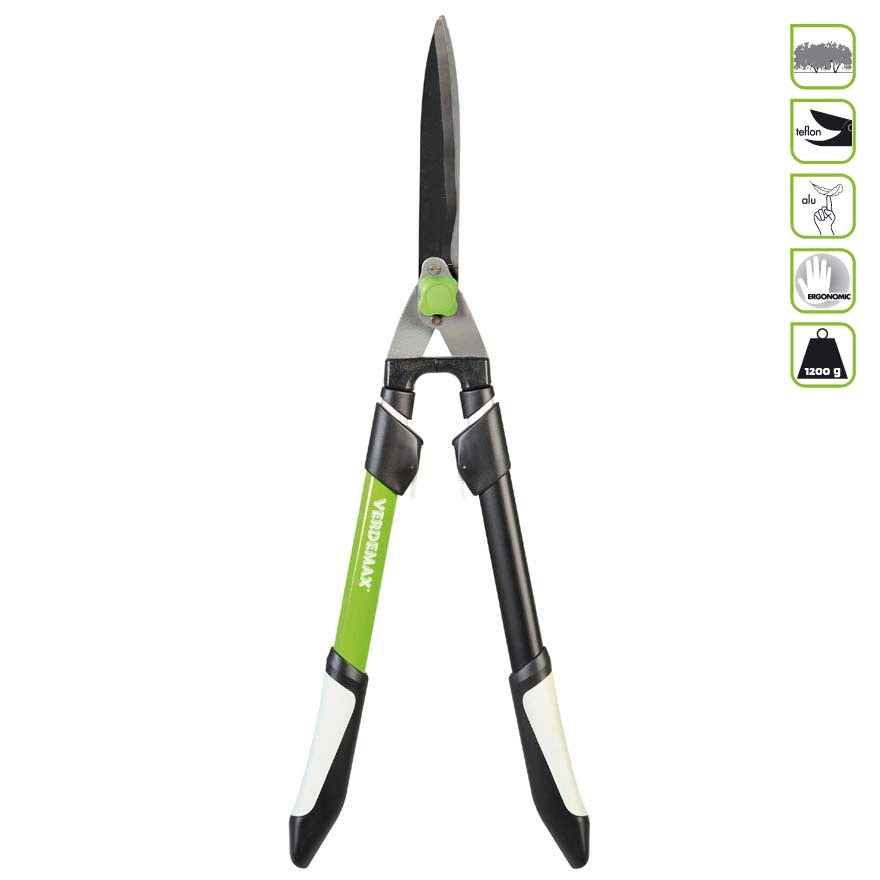 TAGLIASPIEPE CON LAME ONDULATE E MANICO TELESCOPICO L70/85cm