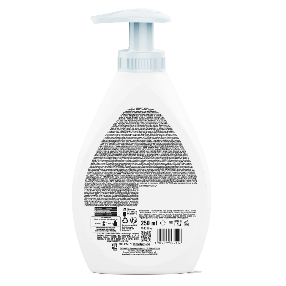 DETERGENTE INTIMO DELICATO - INTIMATE WASH TE' VERDE 250ML