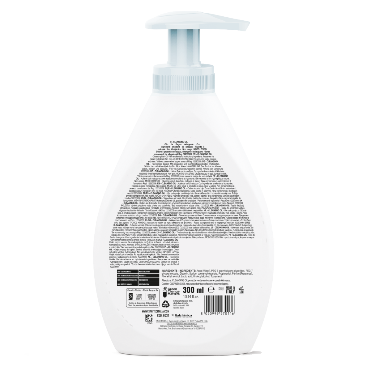 OLIO DA BAGNO - CLEANSING OIL TE' VERDE 250ML