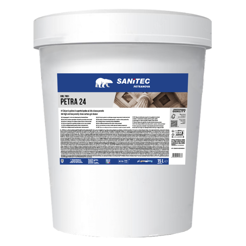 DETERGENTE IN GEL PER LA PULIZIA DI TUTTE LE SUPERFICI - PETRA 24 15LT