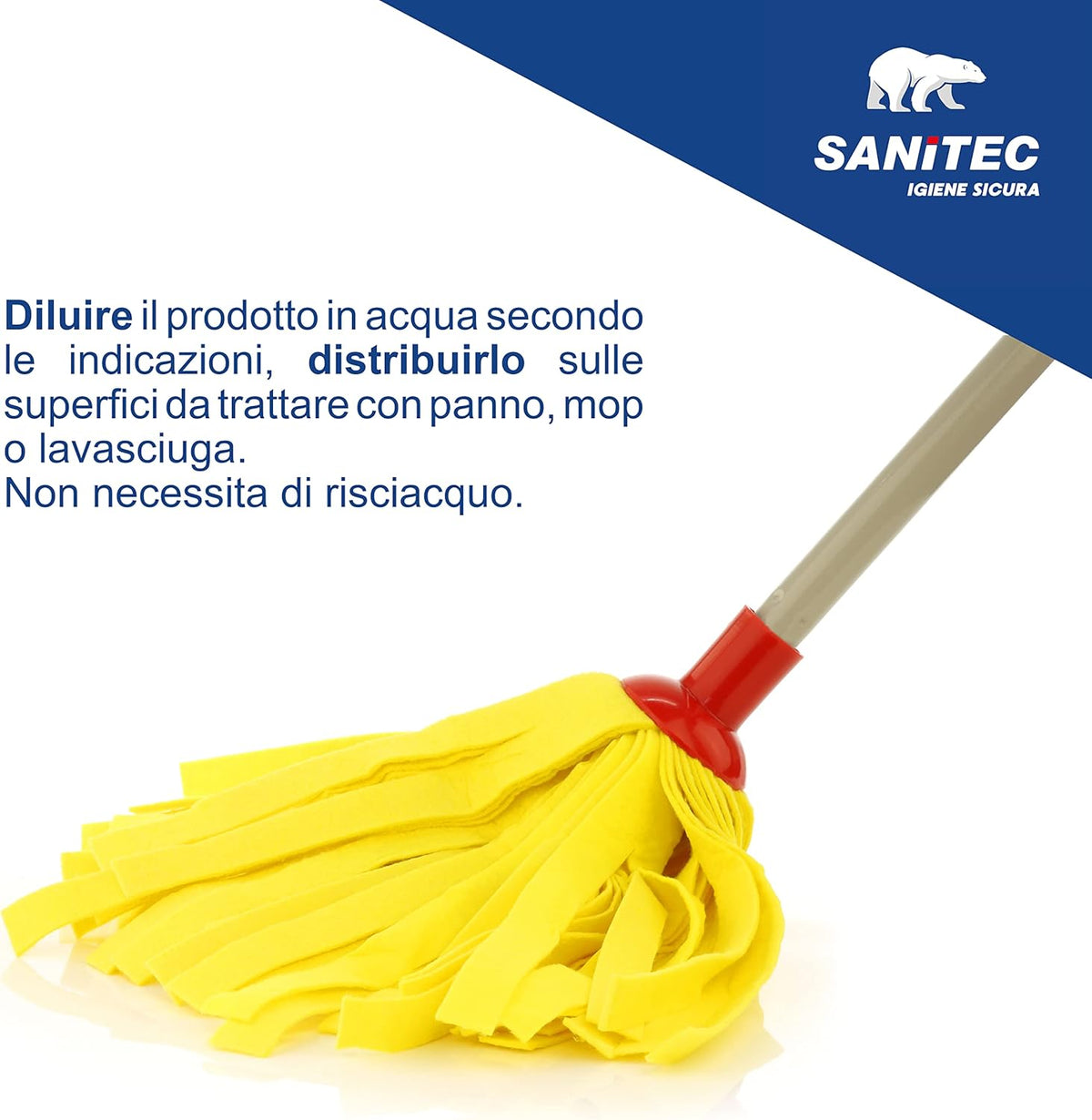 DETERGENTE UNIVERSALE SGRASSANTE CONCENTRATO CON AZIONE IGIENIZZANTE - IGIENIC FLOOR- MELA VERDE - 5LT