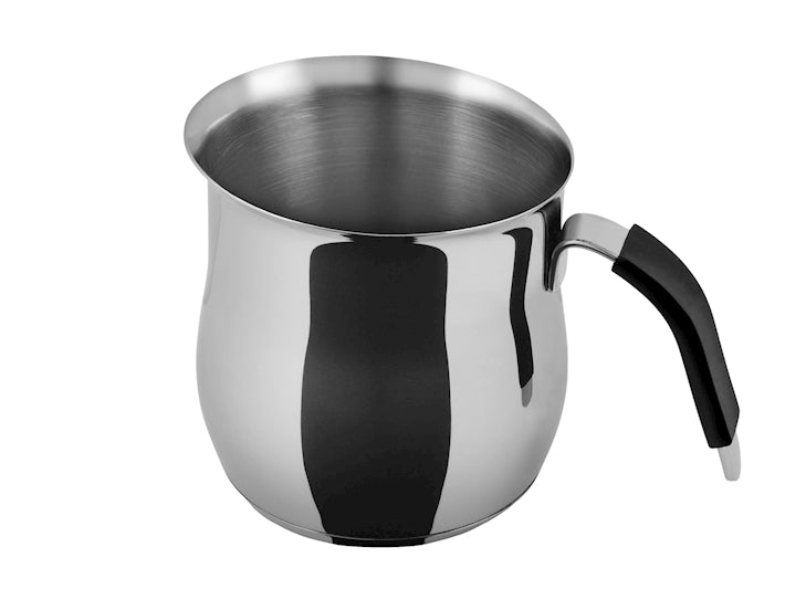LATTIERA/BRICCO IN ACCIAIO INOX 18/10 - FONDO PER INDUZIONE - 1 LT