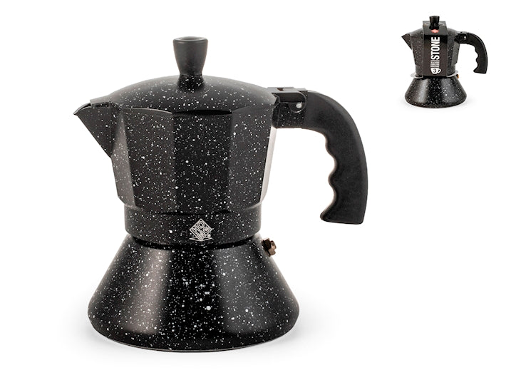 CAFFETTIERA MOKA STONE INDUZIONE (3/6/9 tazze)