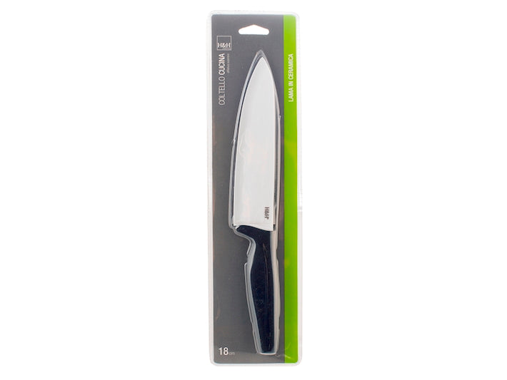 COLTELLO CUCINA LAMA CERAMICA 18CM