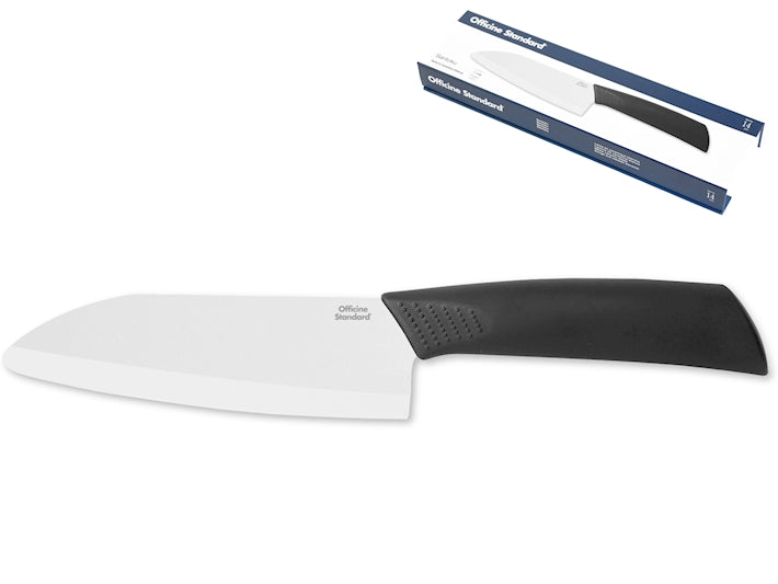 COLTELLO SANTOKU LAMA CERAMICA BIANCA 14CM