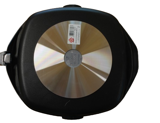 BISTECCHIERA ANTIADERENTE PIETRA CON MANICO IN LEGNO