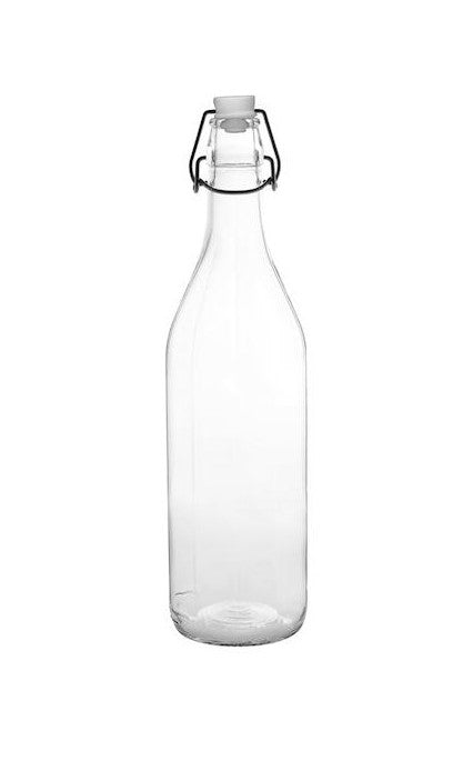 BOTTIGLIA A COSTE IN VETRO C/TAPPO LT.1