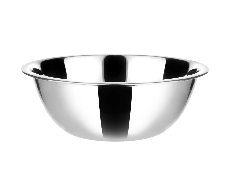 Ciotola cibo acqua per cane cani scodella in acciaio inox 28cm 4,75Lt
