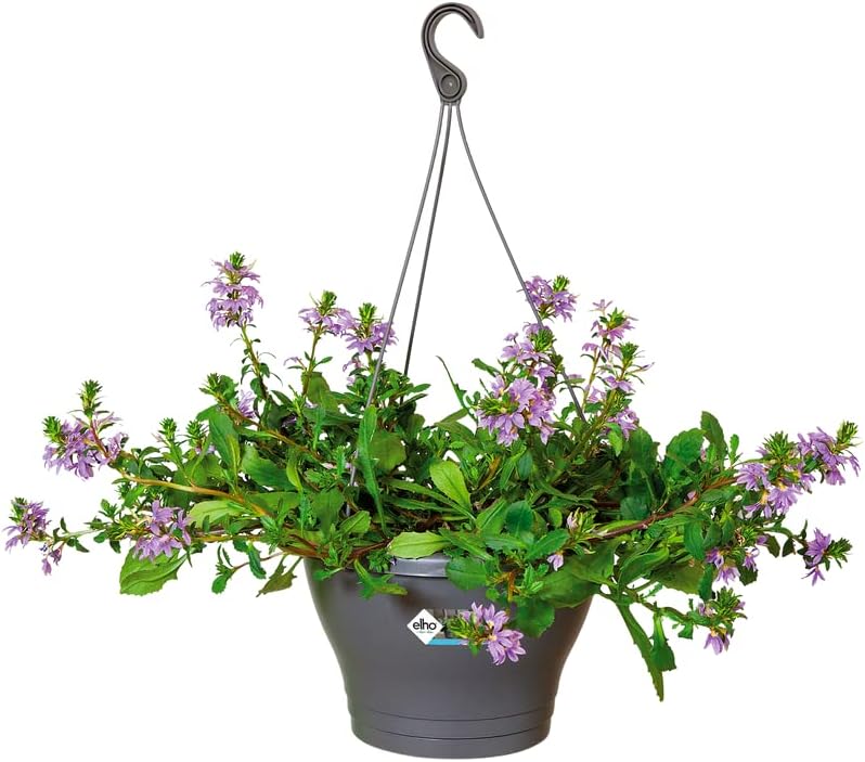 VASO CORSICA HANGING BASKET 30cm TAUPE/ANTRACITE/BIANCO