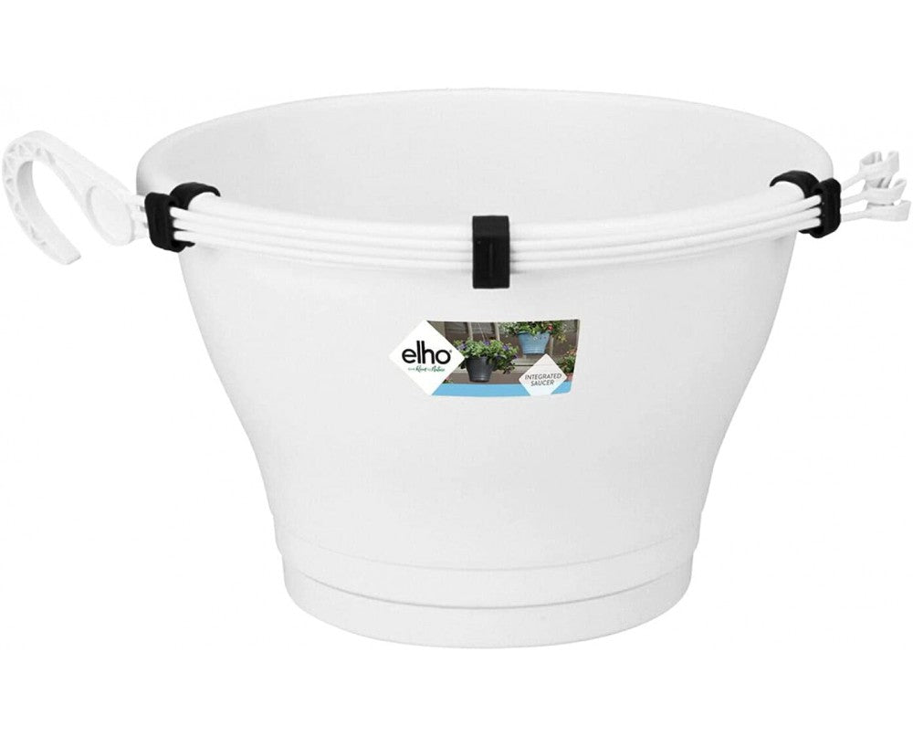 VASO CORSICA HANGING BASKET 30cm TAUPE/ANTRACITE/BIANCO