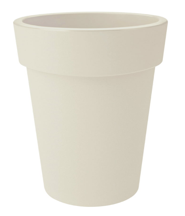 VASO GREEN BASIC TOP PLANTER HIGH 35cm NERO/BIANCO