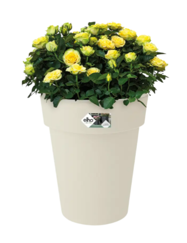 VASO GREEN BASIC TOP PLANTER HIGH 35cm NERO/BIANCO