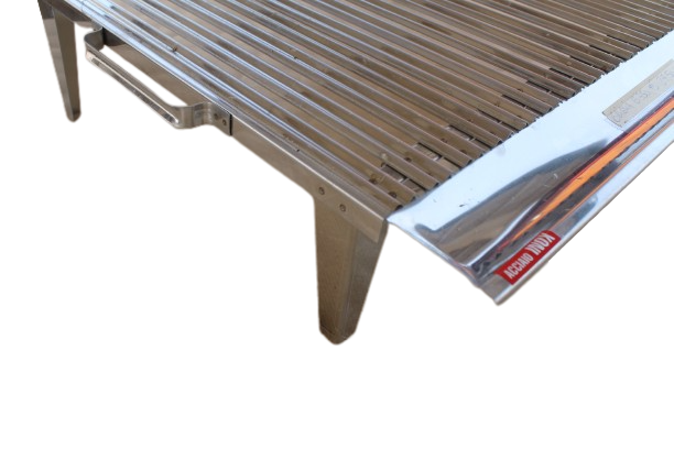 GRIGLIA PER CAMINETTO IN ACCIAIO INOX 50X47 E 60X47 CM