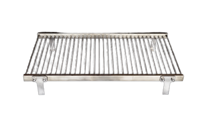 GRIGLIA IN ACCIAIO INOX CON TONDINI (MISURE VARIE)