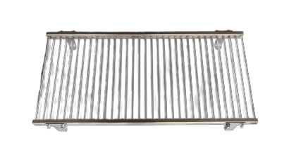 GRIGLIA IN ACCIAIO INOX CON TONDINI (MISURE VARIE)