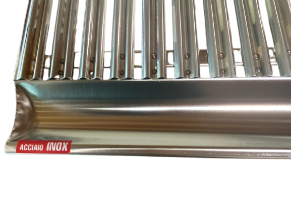 GRIGLIA PER CAMINETTO IN ACCIAIO INOX 50X47 E 60X47 CM