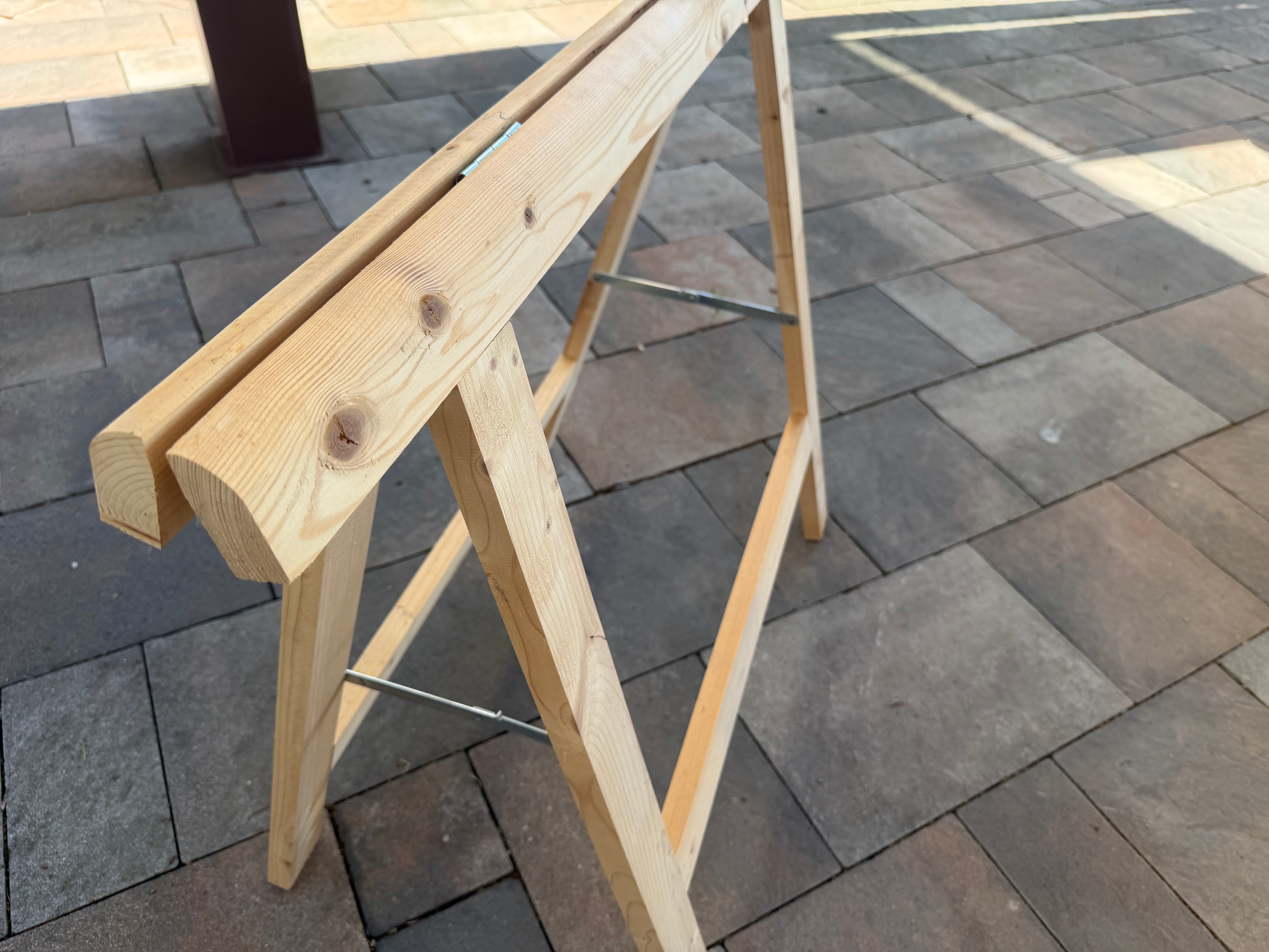CAVALLETTO IN LEGNO PER FAI DA TE - LEGGERO
