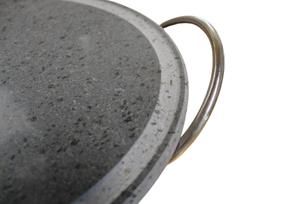 BISTECCHIERA PIETRA DELLA SALUTE OVALE 35x28cm TELAIO RIMOVIBILE