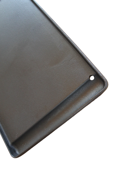 PIASTRA COTTURA GHISA SMALTATA LISCIA 40x26cm