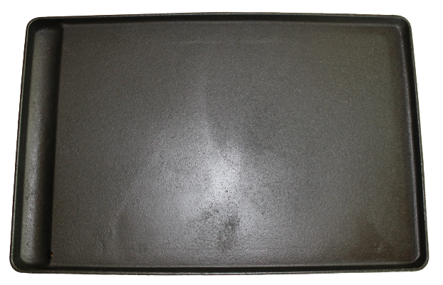 PIASTRA COTTURA GHISA SMALTATA LISCIA 40x26cm