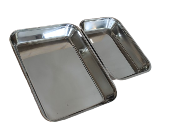 TEGLIA ACCIAIO INOX RETTANGOLARE
