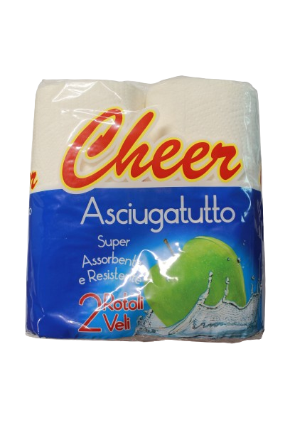 DUE ROTOLI ASCIUGATUTTO SUPER ASSORBENTE