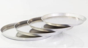 TEGLIA ROTONDA DA FORNO IN ALLUMINIO O LAMIERA ALLUMINATA