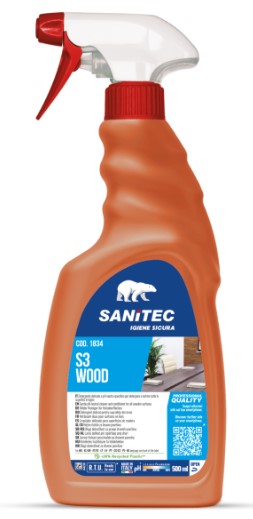 S3-WOOD DETERGENTE PER SUPERFICI IN LEGNO 500ML