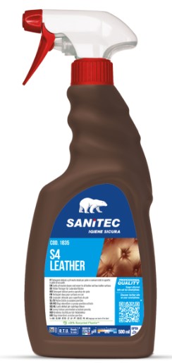 DETERGENTE PER SUPERFICI IN PELLE ED ECO-PELLE 500ML S4-LEATHER