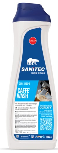 DETERGENTE ALCALINO CONCENTRATO PER MACCHINE DA CAFFE' - CAFFE’ WASH 1LT