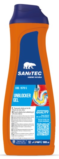 UNBLOCKER GEL, DISGORGANTE ALCALINO CON CLORO ATTIVO 1LT