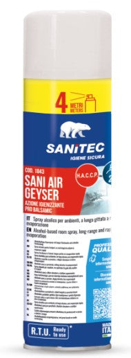 SPRAY IGIENIZZANTE PER AMBIENTI SANI AIR GEYSER 500ML